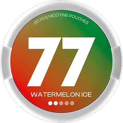 77 Watermelon Light is a tobacco-free snus with a sweet taste of watermelon