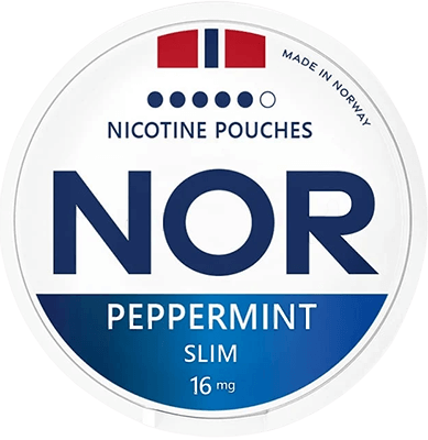 NOR Peppermint 16mg NICOTINE POUCHES