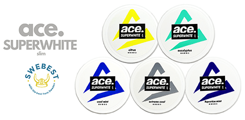 ACE Superwhite now at Swebest Snus Philippines