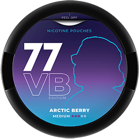 Buy 77 VB Edition Arctic Berry nicotine pouches in the Philippines