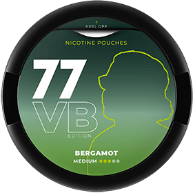 Buy 77 VB Edition Bergamot nicotine pouches in the Philippines online at swebest.com