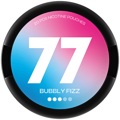 77 Bubbly Fizz nicotine pouches extra strong sour fruit bubblegum slim format Philippines