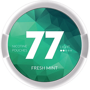 Buy 77 Fresh Mint light nicotine pouches in the Philippines at swebest.com