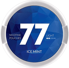 Buy 77 Ice Mint Light nicotine pouches in the Philippines at swebest.com