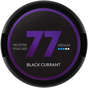 77 Nicotine Pouches with ripe blackcurrant berries saturated with sour-sweet juice is now available to buy online in the Philippines