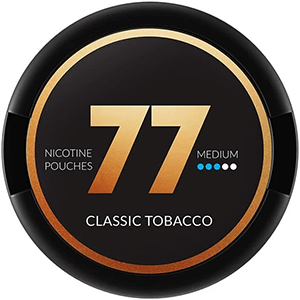 77 Classic Tobacco Nicotine Pouches is now available to buy in the Philippines at swebest.com