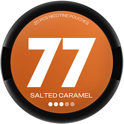 77 Salted Caramel nicotine pouches available to buy online in the Philippines