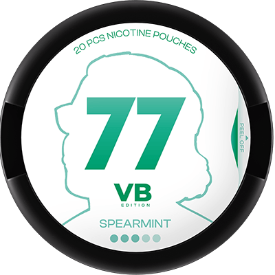 77 VB Edition Spearmint extra strong nicotine pouches slim format 20 portions white snus Philippines