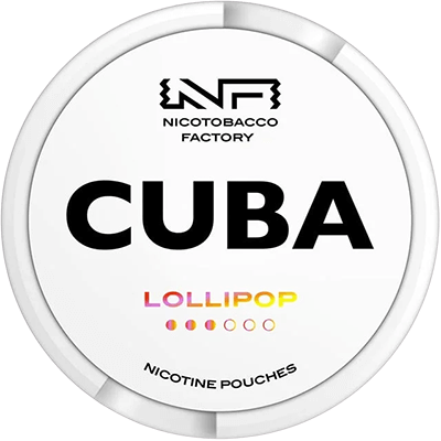 CUBA’s Lollipop Medium nicotine pouches provide a lollipop-inspired taste and contain 10.4 mg of nicotine, packaged in a slim pouch. This recently released flavor is available for online purchase in the Philippines.