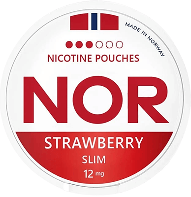 Buy NOR Strawberry Slim nicotine pouches in the Philippines at swebest.com