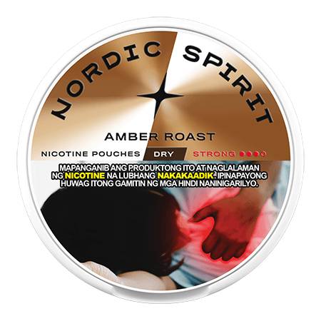 Shop Nordic Spirit Amber Roast strong nicotine pouches in the Philippines