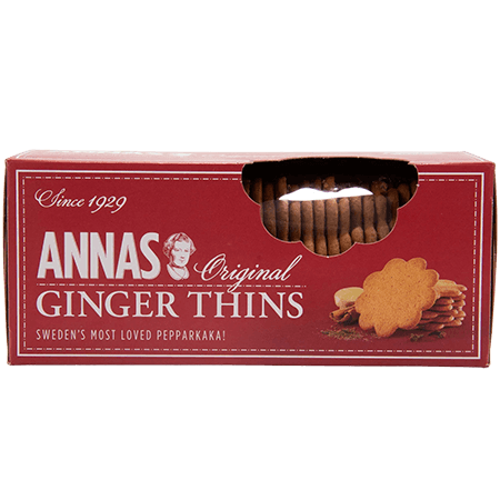 Buy Annas Ginger Thins Pepparkakor 150g in the Philippines