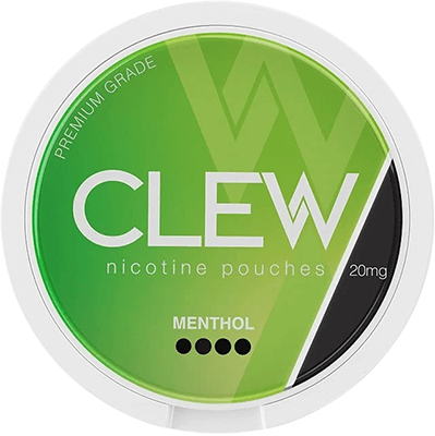 Experience the invigorating power of CLEW Menthol Extra Strong nicotine pouches