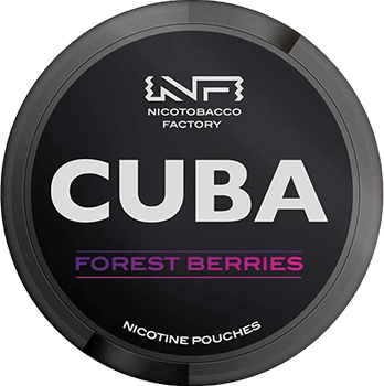 Buy Cuba Black Forest Berries nicotine pouches in the Philippines!
