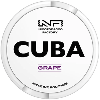 Buy Cuba Grape nicotine pouches in the Philippines online at swebest.com