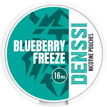 Denssi Blueberry Freeze is an extra strong nicotine pouch delivering a Nordic blueberry taste with a powerful cooling sensation