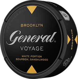 Buy General Voyage Brooklyn White Portion snus in the Philippines at swebest.com