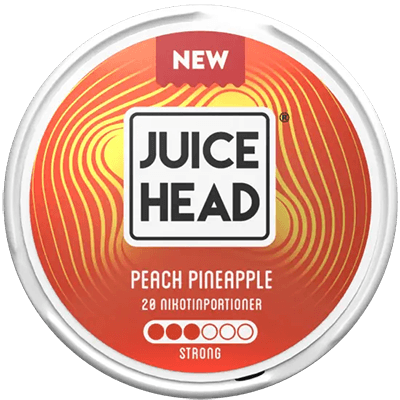 Juice Head Peach Pineapple 9 mg Strong tobacco-free nicotine pouches