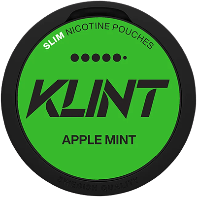 Klint Apple Mint nicotine pouches has a taste of green Granny Smith apples combined with mint