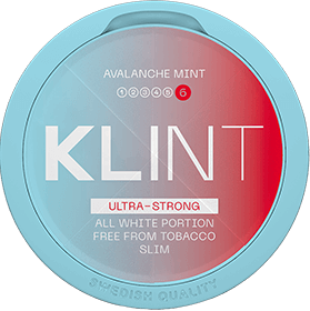 Buy Klint Avalanche Mint Slim Ultra Strong Nicotine Pouches in the Philippines
