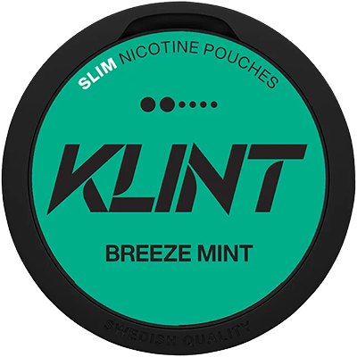 Klint Breeze Mint Slim is an All White portion for you who want a normal strong nicotine portion