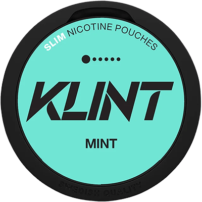 Klint Mint delivers a cool and invigorating sensation while offering a mild nicotine strength