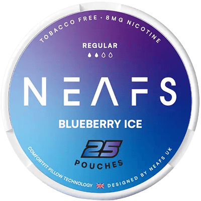 Enjoy the sweet taste of NEAFS Blueberry Regular nicotine pouches in the Philippines