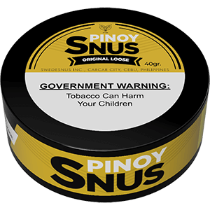 Pinoy Snus Original Loose is a Swedish style of snus manufactured in Carcar City, Cebu, Philippines