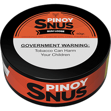 Load image into Gallery viewer, Pinoy Snus Rum Loose comes with a dark and sweet rum flavor.