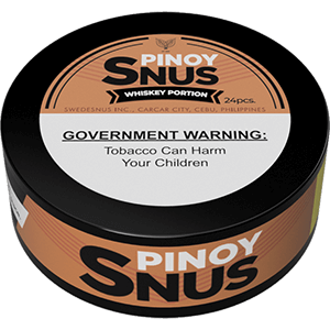 PinoySnus is a locally made Swedish style of snus manufactured by Swedesnus Inc. in Carcar City, Cebu, Philippines. Pinoy Snus Whiskey Original comes with a a mild smoky whiskey flavor.