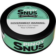 Load image into Gallery viewer, PinoySnus is a locally made Swedish style of snus manufactured by Swedesnus Inc. in Carcar City, Cebu, Philippines.
