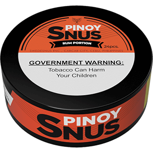 Pinoy Snus is a locally made Swedish style of snus manufactured in Carcar City, Cebu, Philippines. Rum flavored