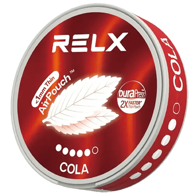 Ultra-thin tobacco-free nicotine pouches with Cola flavor, fast nicotine delivery, discreet fit, and comfortable gum-friendly design.