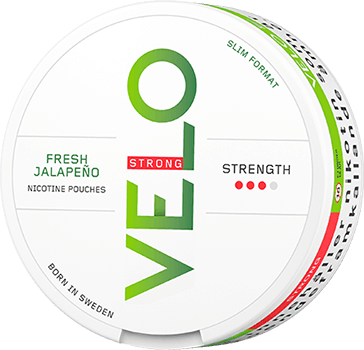 VELO Fresh Jalapeno is a completely tobacco free product that contains nicotine.