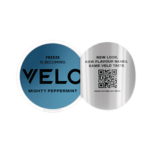 Load image into Gallery viewer, Velo Freeze has become Mighty Peppermint - new name and design, but same product.