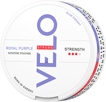 VELO Royal Purple Nicotine Pouches has a combination of red grapes with hints of freshness and acidity.