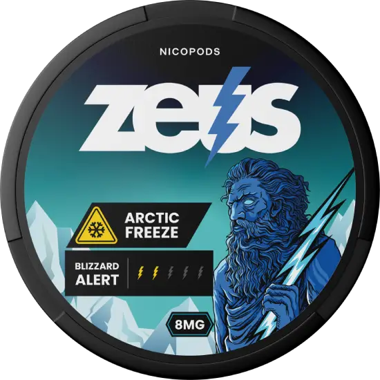 Buy Zeus Arctic Freeze nicotine pouches online in the Philippines at swebest