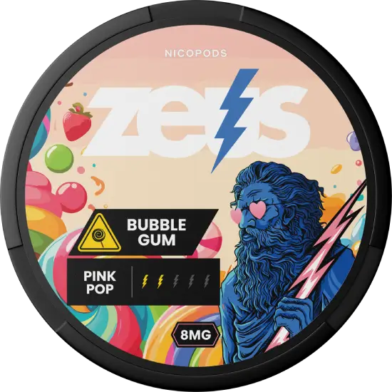 Buy Zeus Bubblegum Light nicotine pouches in the Philippines