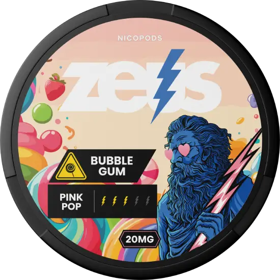 Buy Zeus Bubble Gum Strong nicotine pouches now in the Philippines at swebest.com