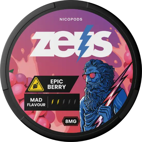 Order flavored nicopods like Zeus Epic Berry online in the Philippines from swebest.com