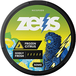 Buy ZEUS Frozen Citrus 50 mg nicotine pouches in the Philippines