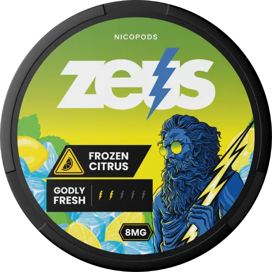 ZEUS Frozen Citrus nicopods is now available in the Philippines at swebest.com