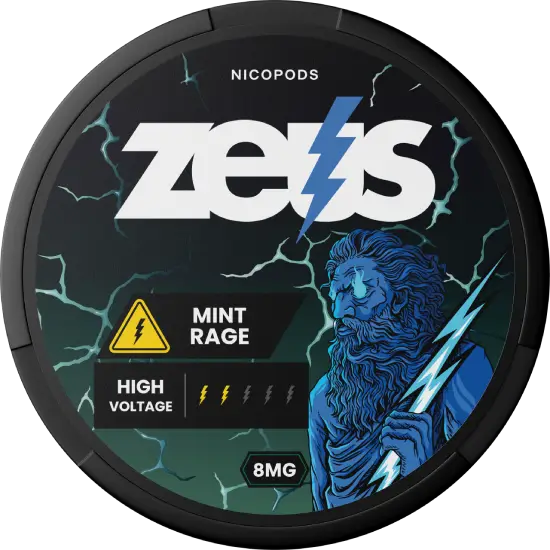 Buy ZEUS Mint Rage Light nicopods in the Philippines