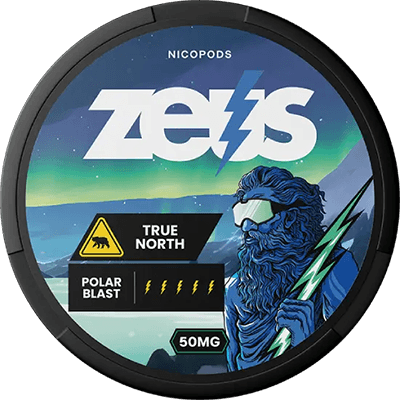 Buy Zeus True North super strong nicotine pouches in the Philippines