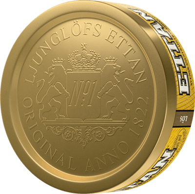 Ettan Loose is one of the oldest snus brands in Sweden with a full-bodied tobacco flavor and hints of smoke and peat