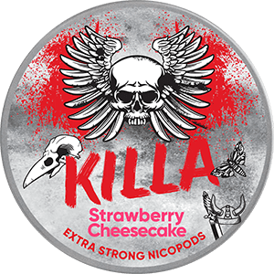 Killa Strawberry Cheesecake Nicotine Pouches is now available in Swebest Snus Philippines