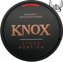 Load image into Gallery viewer, Knox Original Strong Portion snus is a high nicotine, with a smooth long lasting robust tobacco flavor that is not over powering. By the makers of Skruf Snus.