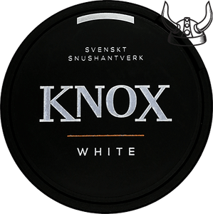 Knox White Portion is a white-portion snus with a clear taste of tobacco and with a touch of citrus.