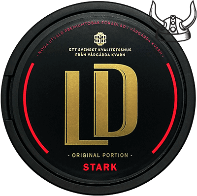 LD Original Stark Portion is a snus with a traditional and strong tobacco taste with a touch of bergamot and citrus.