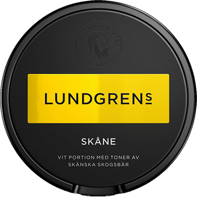 Lundgrens is made from organic Swedish grown tobacco. It is a traditional snus with a rich tobacco flavor with meadow flower, spruce needle, and hints of forest berries.